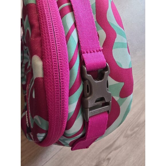 Lands End Pink & Aqua Swirl Insulated Lunchbox - Picture 5 of 9